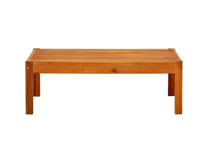 Sonata Masă de grădină, 85x57x29 cm, lemn masiv de acacia