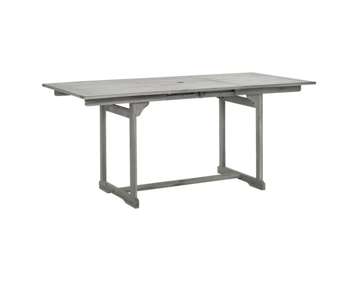 Sonata H Градинска трапезна маса (120-170)x80x75 cм акациево дърво масив
