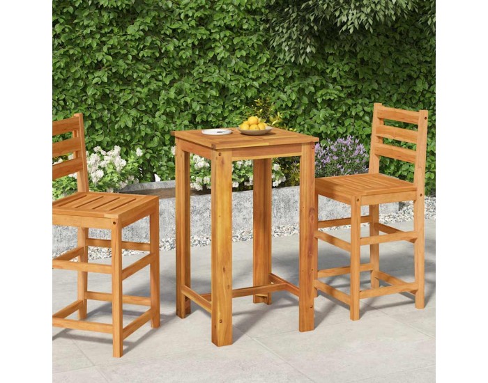 Sonata Masă de bar de grădină, 60 x 60 x 105 cm, lemn masiv de acacia
