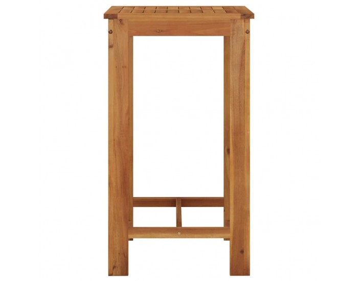 Sonata H Градинска бар маса 60x60x105 см масивна акация