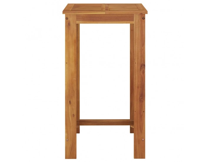 Sonata H Градинска бар маса 60x60x105 см масивна акация