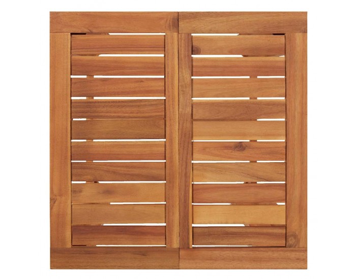 Sonata H Градинска бар маса 60x60x105 см масивна акация