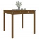 Sonata H Градинска маса меденокафява 82,5x82,5x76 см борово дърво масив
