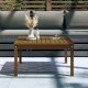 Sonata H Градинска маса меденокафява 82,5x82,5x45 см борово дърво масив