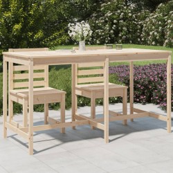 Sonata H Градинска маса, 203,5x90x110 см, борово дърво масив - Mese de grădină
