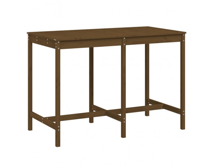 Sonata H Градинска маса меденокафява 159,5x82,5x110см борово дърво масив