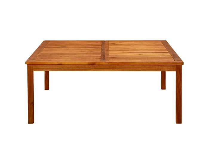 Sonata Măsuță de cafea de grădină 110x110x45 cm lemn masiv acacia