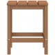 Sonata H Градинска маса Adirondack, кафява, 38x38x46 см, HDPE