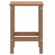 Sonata H Градинска маса Adirondack, кафява, 38x38x46 см, HDPE