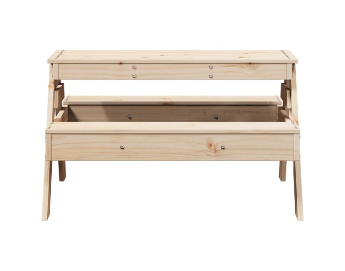 Sonata Masă de picnic pentru copii, 88x97x52 cm, lemn masiv de pin