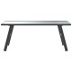 Sonata Măsuță cafea grădină negru 90x45x35cm oțel vopsit electrostatic