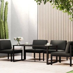 Sonata H Градинска трапезна маса, антрацит, 120x60x66 cм, алуминий - Mese de grădină