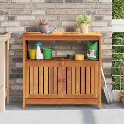 Sonata H Градинска конзолна маса, 80x35x75 см, акация масив - Mese de grădină