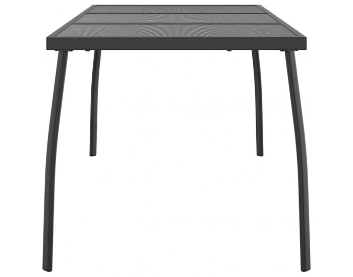Sonata H Градинска маса антрацит 165x80x72 cм стомана мрежа