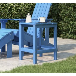 Sonata H Градинска маса Adirondack, аква синьо, 38x38x46 см, HDPE - Mese de grădină