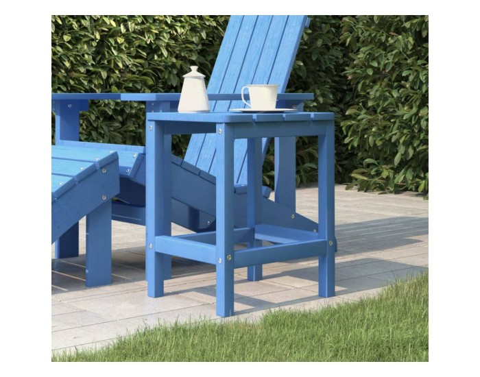 Sonata Masă Adirondack de grădină ,albastru aqua, 38x38x46 cm, HDPE