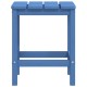 Sonata Masă Adirondack de grădină ,albastru aqua, 38x38x46 cm, HDPE