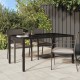 Sonata H Градинска маса 150x90x75 см закалено стъкло и полиратан кафява