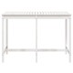 Sonata Masă de grădină, alb, 159,5x82,5x110 cm, lemn masiv de pin