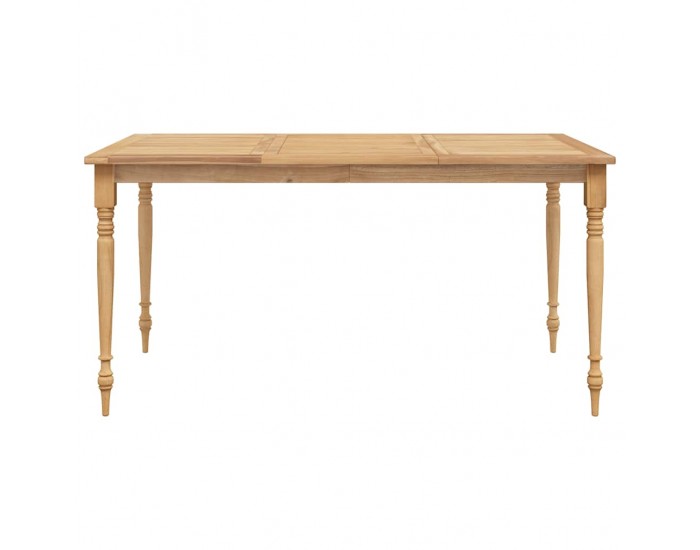 Sonata H Маса Батавия, 85x85x75 см, тиково дърво масив