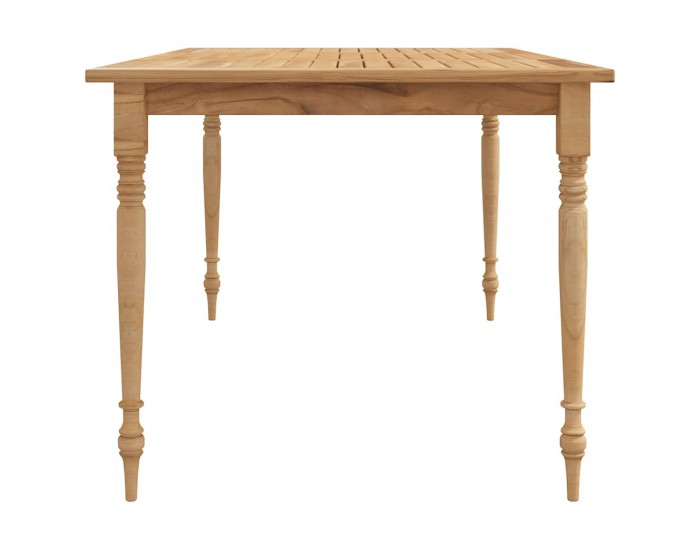 Sonata H Маса Батавия, 85x85x75 см, тиково дърво масив