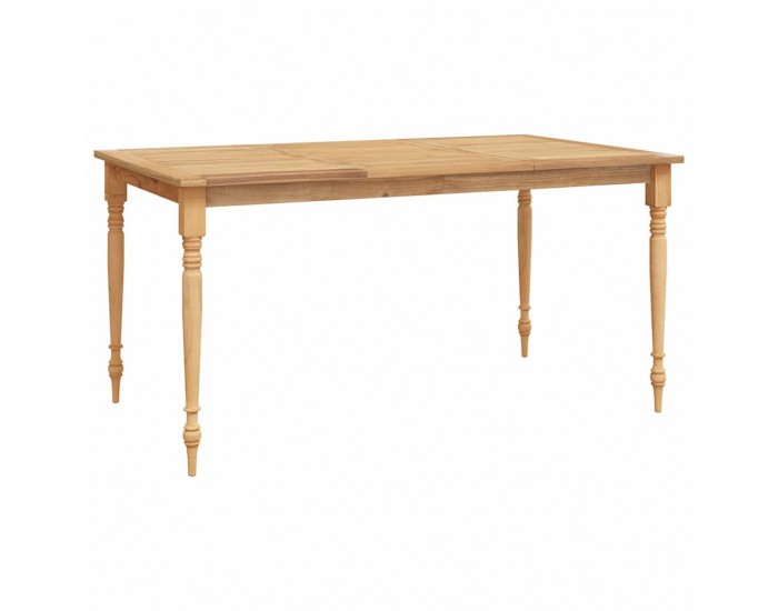 Sonata H Маса Батавия, 85x85x75 см, тиково дърво масив