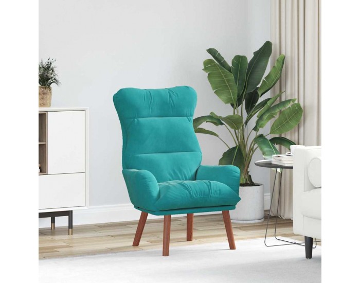 Sonata H Кресло за релаксация Тюркоаз 69 x 74 x 93 см Кадифе