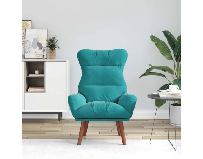 Sonata H Кресло за релаксация Тюркоаз 69 x 74 x 93 см Кадифе