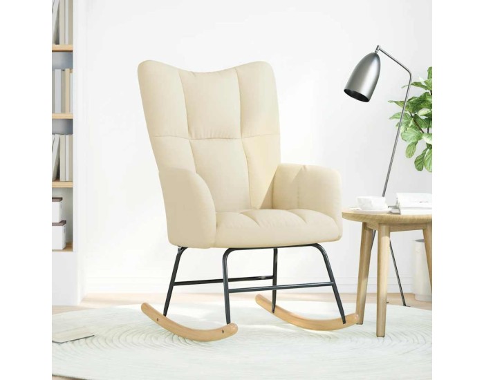 Sonata Scaun balansoar, crem, material textil