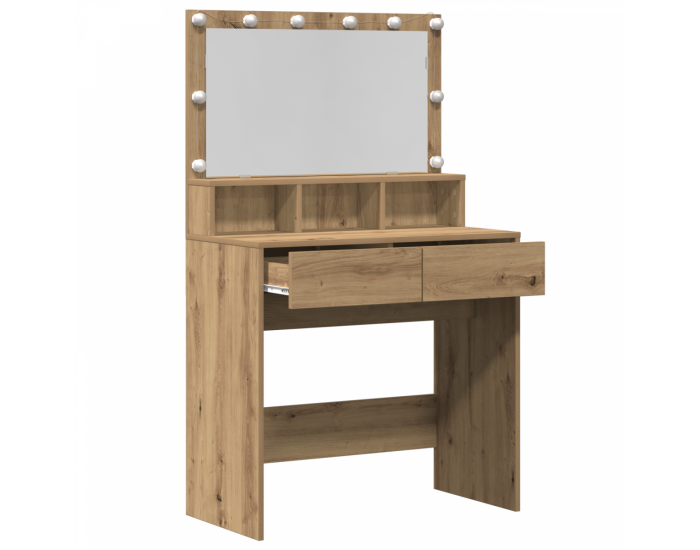 Sonata H Тоалетка с рафт дъб артизан 80 x 41 x 134.5 см Инженерно дърво