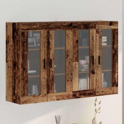 Sonata H Стенни шкафове 2 pcs Старо дърво 69.5 x 34 x 90 см - Corpuri, vitrine, biblioteci modulare