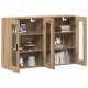 Sonata H Стенни шкафове 2 pcs дъб артизан 69.5 x 34 x 90 см Дъбов фурнир