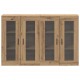 Sonata H Стенни шкафове 2 pcs дъб артизан 69.5 x 34 x 90 см Дъбов фурнир