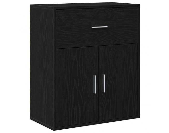 Sonata H Служебен шкаф Черен дъб 60 x 31 x 70 см Инженерно дърво