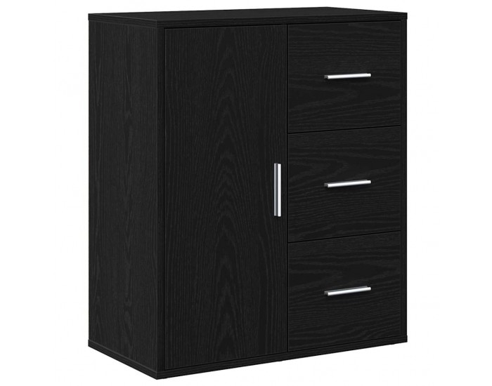 Sonata H Служебен шкаф Черен дъб 60 x 31 x 70 см Инженерно дърво