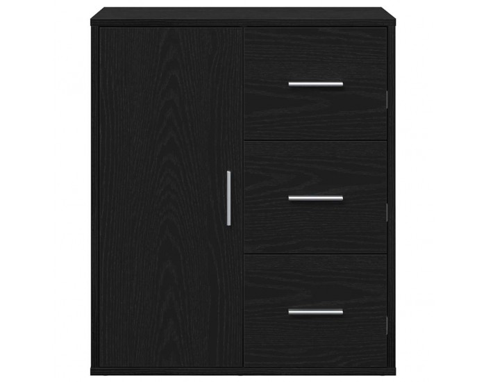 Sonata H Служебен шкаф Черен дъб 60 x 31 x 70 см Инженерно дърво