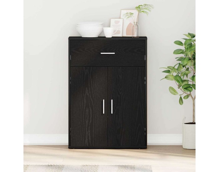 Sonata Bufet Stejar Negru 60 x 30 x 84 cm Lemn prelucrat