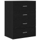 Sonata Bufet Stejar Negru 60 x 39 x 80 cm Lemn prelucrat