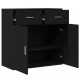 Sonata H Служебен шкаф Черен дъб 79 x 38 x 80 см Инженерно дърво