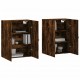 Sonata H Стенни шкафове, 2 бр, опушен дъб, 69,5x34x90 см
