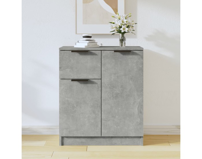 Sonata Dulap, gri beton, 60x30x70 cm, lemn prelucrat