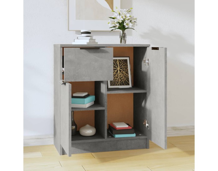 Sonata Dulap, gri beton, 60x30x70 cm, lemn prelucrat
