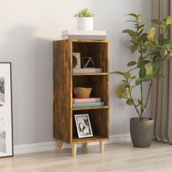 Sonata H Сайдборд, опушен дъб, 34,5x32,5x90 см, инженерно дърво - Corpuri, vitrine, biblioteci modulare