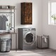 Sonata H Стенен шкаф опушен дъб 34,5x34x90 см инженерно дърво