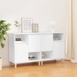 Sonata H Сайдборд, 2бр, бяло, 60x35x70 см, инженерно дърво - Corpuri, vitrine, biblioteci modulare