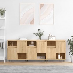 Sonata H Сайдборди, 3 бр, сонома дъб,инженерно дърво - Corpuri, vitrine, biblioteci modulare