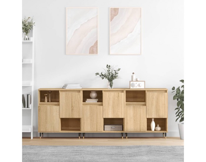 Sonata H Сайдборди, 3 бр, сонома дъб,инженерно дърво