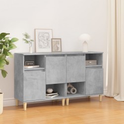 Sonata H Сайдборд, 2 бр, бетонно сив, 60x35x70 см, инженерно дърво - Corpuri, vitrine, biblioteci modulare