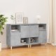 Sonata Dulapuri, 2 buc, gri beton, 60x35x70 cm, lemn prelucrat