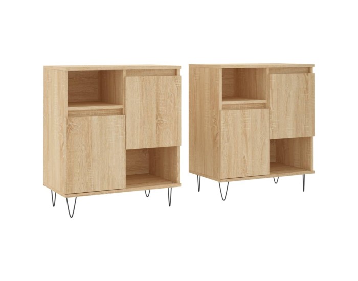 Sonata Servante, 2 piese, stejar sonoma, lemn prelucrat